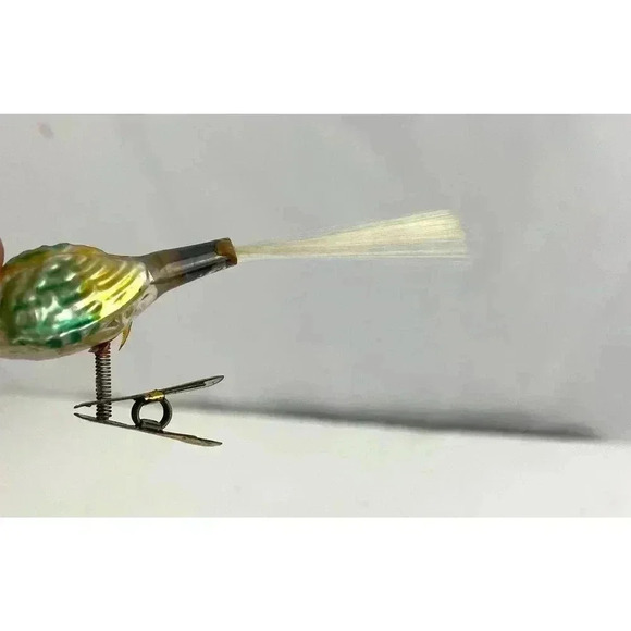 Antique German Blown Glass Clip on Birds with Tails Christmas Ornaments VTG - Picture 16 of 16